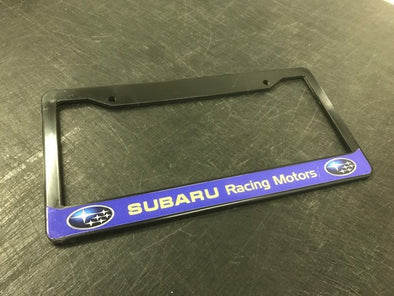 Subaru Racing License Plate Frame