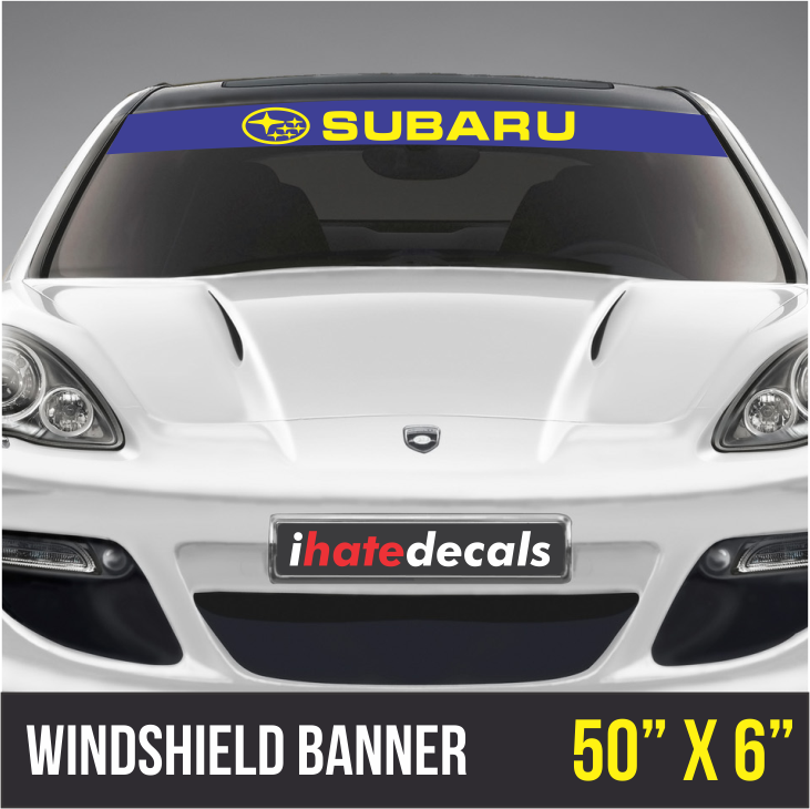Windshield Banner Subaru – ihatedecals.ca