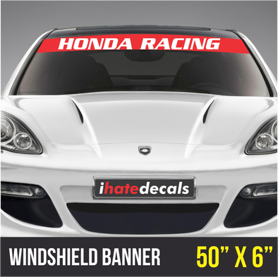 Windshield Honda Racing
