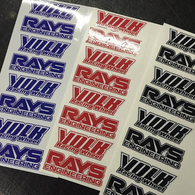 Volk Rays Engineering TE37 Replica Wheel Decal