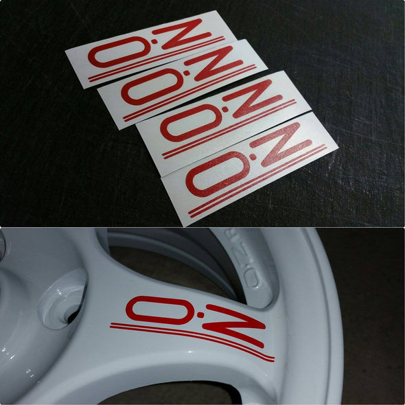 OZ Racing Wheel decals.