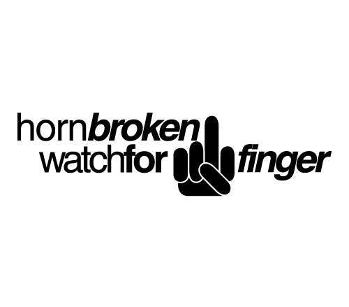 horn Broken watch For Finger