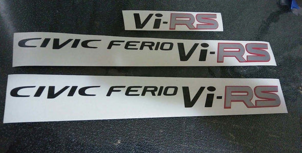 Honda Civic Ferio VI-RS Decal Restoration Kit