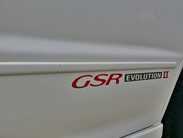 Mitsubishi Lancer Evolution II GSR Side Door Decal
