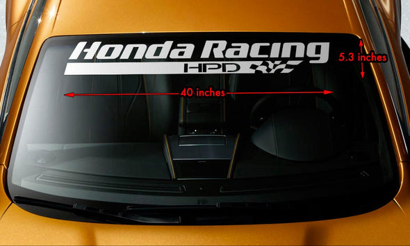 Honda Racing HPD Windshield Decal Sticker