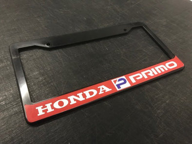 Honda Primo License Plate Frame