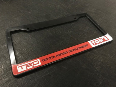 TRD Toyota Racing Devolpment Tom's License Plate Frame