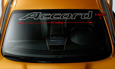 Accord Logo Windshield Decal Sticker