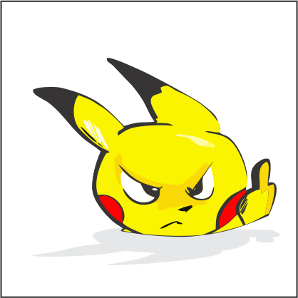 Pikachu Angry – ihatedecals.ca