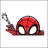 Spider Man with Web Peeking