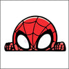 Spider Man Peeking