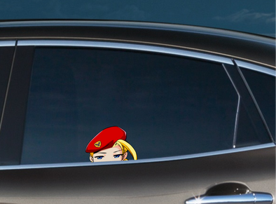 Cammy peeking