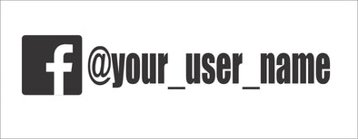 Facebook @Your User Name