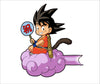 Young Goku Flying
