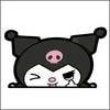 Kuromi Peeking