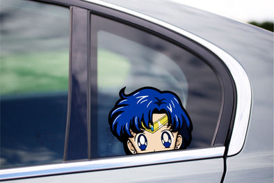 Sailor Mercury Peeking
