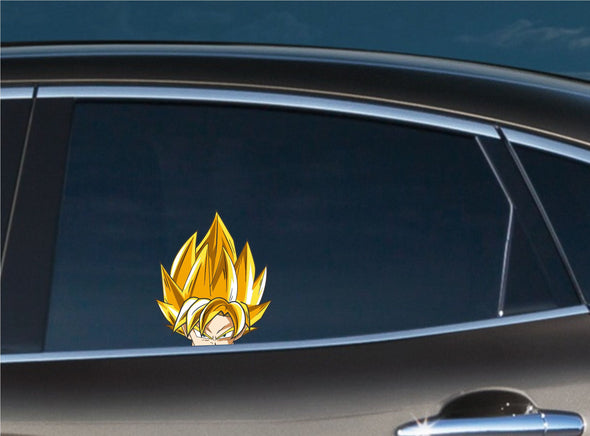 Son Goku Super Saiyan Peeking