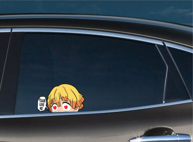 Zenitsu Agatsuma Please love me! Peeking