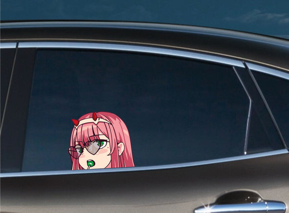 Zero Two Peeking