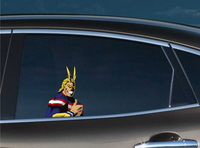 All Might Peeking