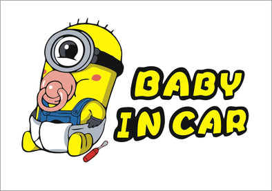 Baby On Board Minion