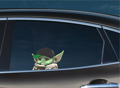 Baby Yoda Swag Peeking