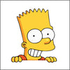 Bart Simpsons Peeking