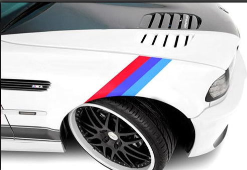 Bmw shop stripes sticker