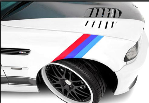 BMW M Color Stripe Decals