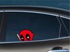 Deadpool Peace Peeking