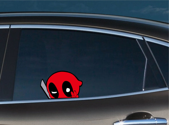 Deadpool Peace Peeking