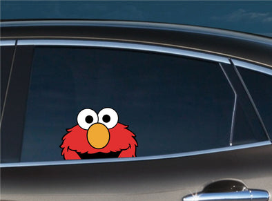 Elmo Peeking