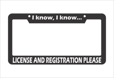 License and Registration