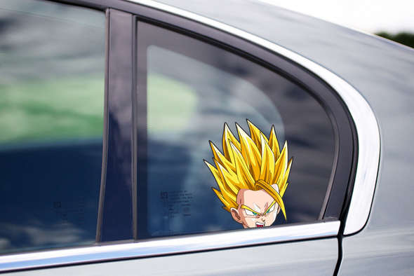 SSJ2 Gohan Peeking