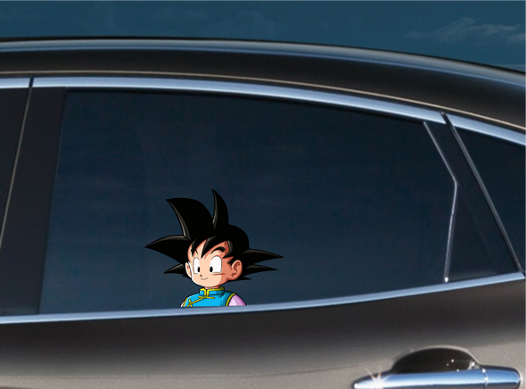 Goten peeking