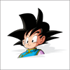 Goten peeking