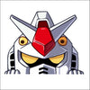 Cute Gundam Peeking