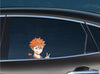 Hinata Shoyo Peace Peeking