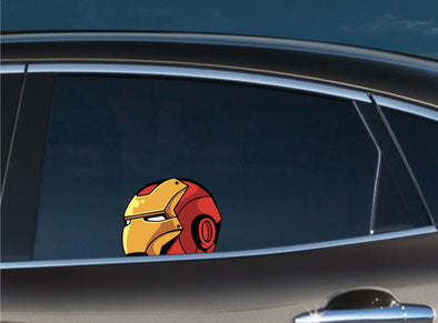 Iron Man Peeking