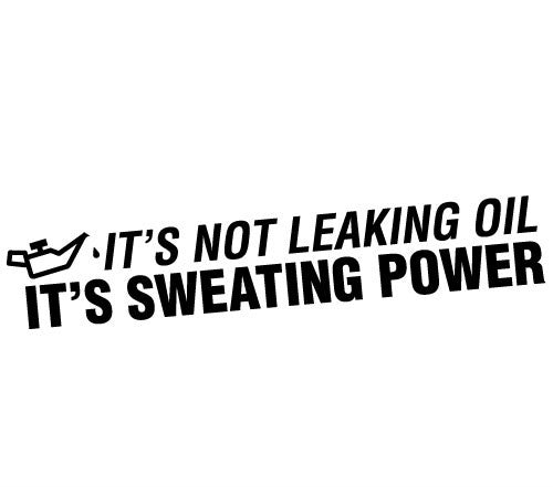 It's not leaking oil It's Sweating POWER
