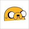 Jake the dog Peeking