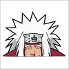 White Hair Ninja Peeking