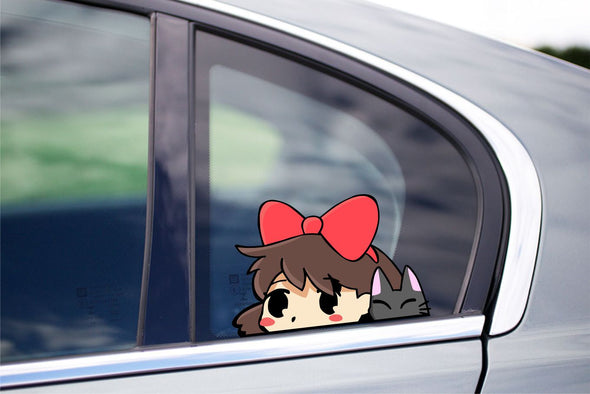 Kiki & Jiji Peeking