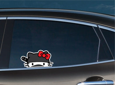 Hello Kitty Ninja Peeking