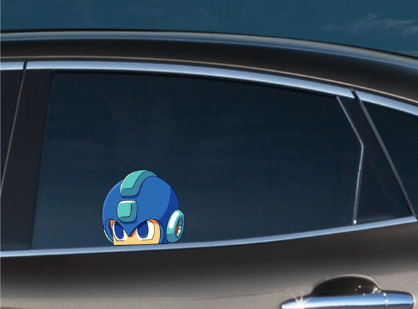 Mega Man Peeking