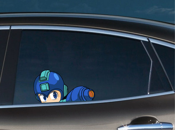 Mega man 2 Peeking