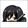 Mikasa Peeking