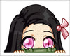 Nezuko Kamado Peeking
