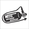 Nos Because Race Car