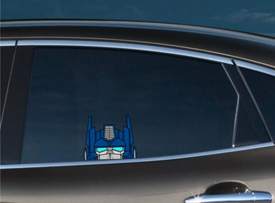 Optimus Prime Peeking